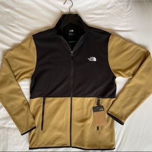 The North Face TKA Glacier Full Zip Fleece - Tan/Brown - Medium - New With Tags